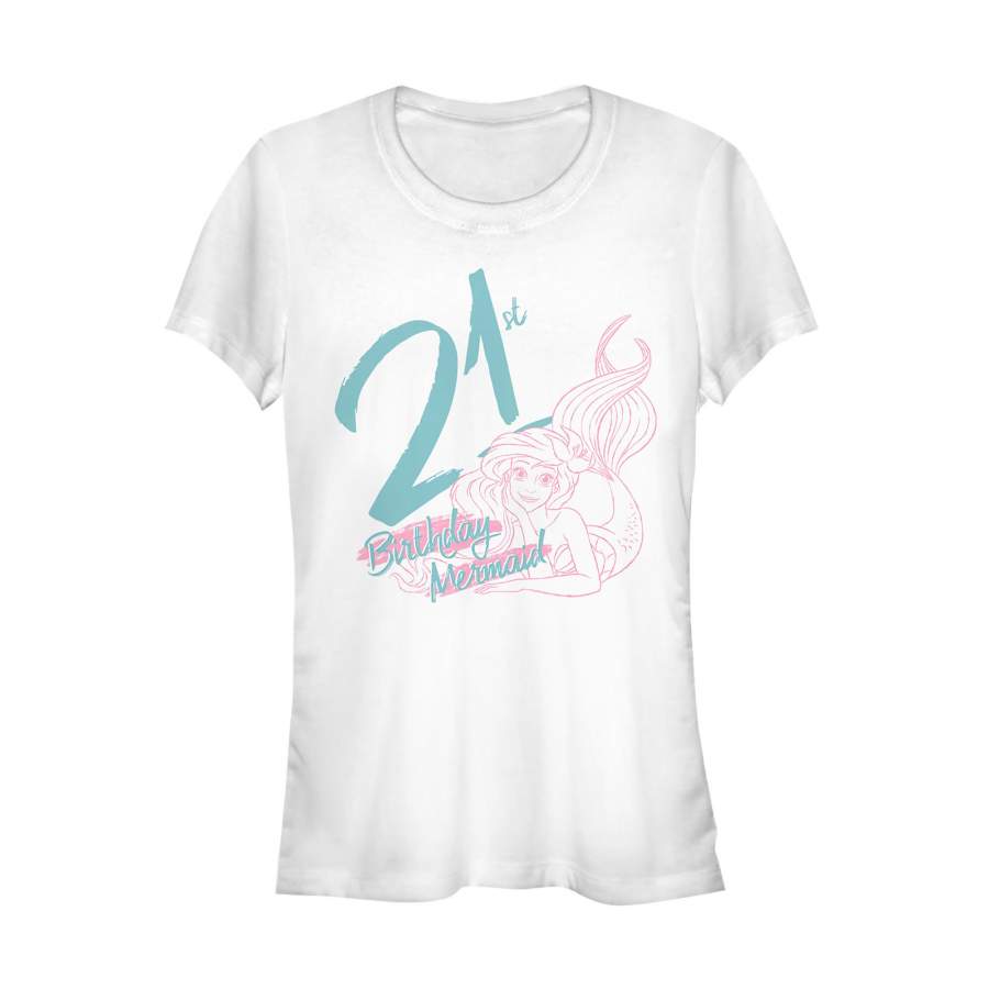 The Little Mermaid Junior’s Ariel 21st Birthday  T Shirt