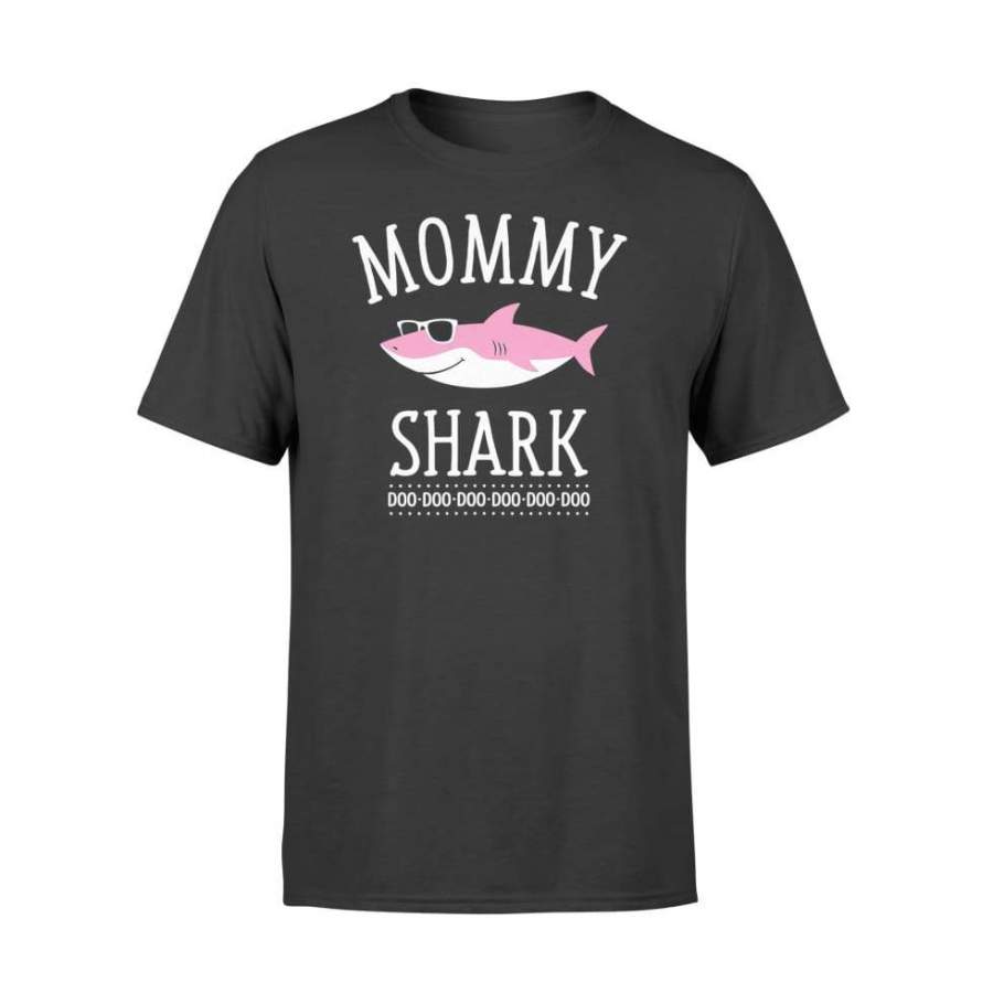 Womens Mommy Shark Funny Mom Tank Top – Standard T-shirt