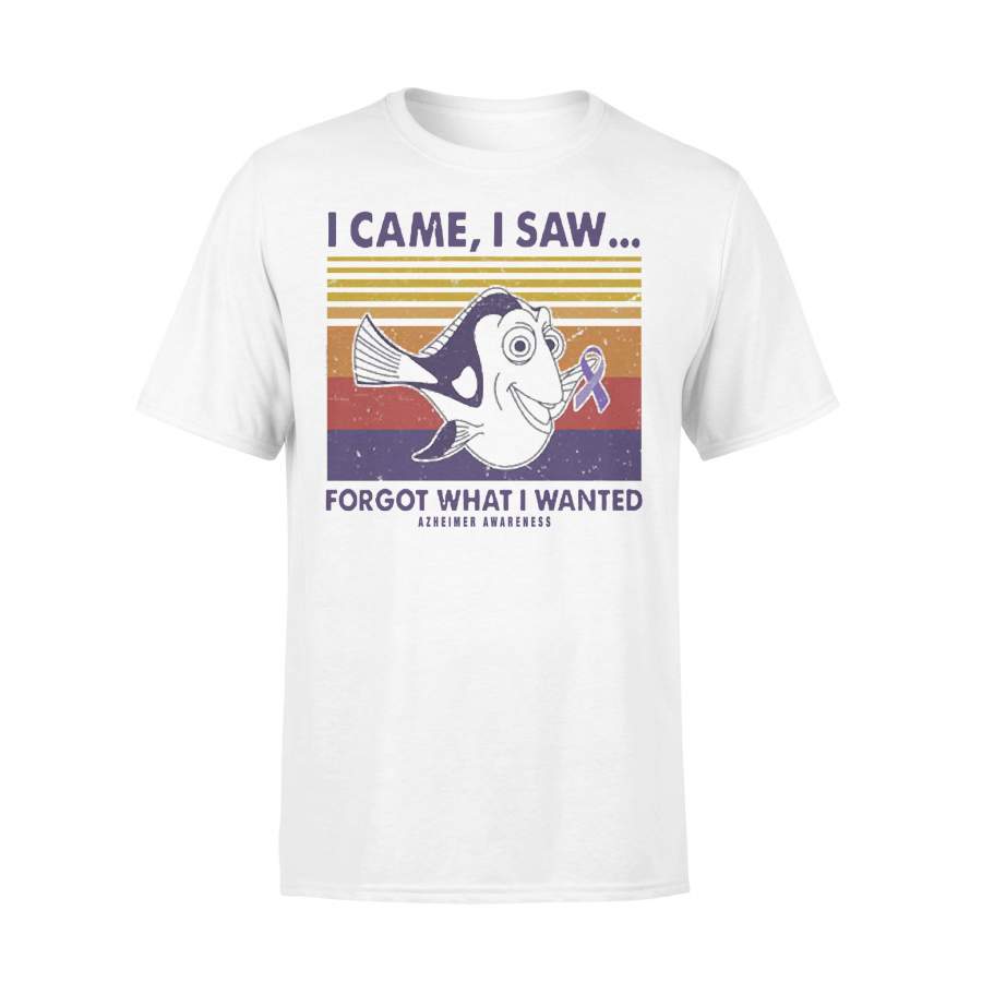 I Came I Saw Forgot What I Wanted Azheimer Vintage T-shirt