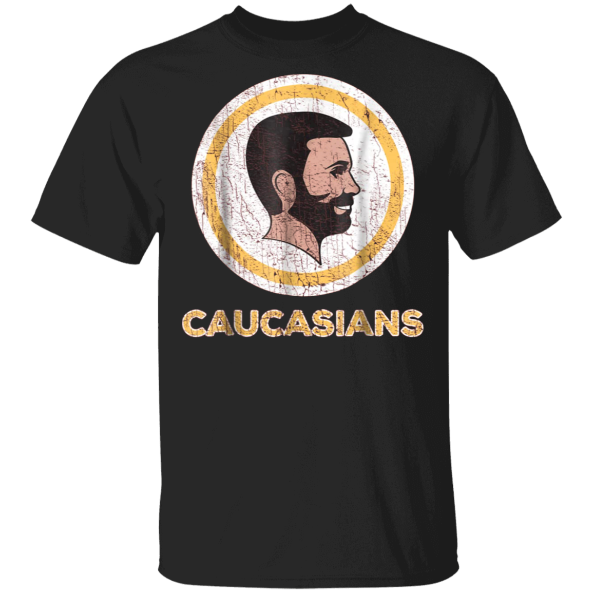 Caucasians Shirt Caucasian Pride T-Shirt Vintage Funny