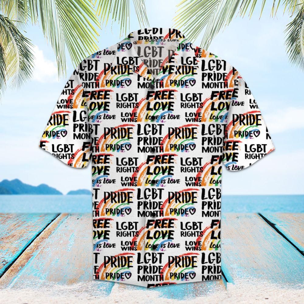 Amazing Free Love Aloha Hawaiian Shirt Colorful Short Sleeve Summer Beach Casual Shirt For Men And Women