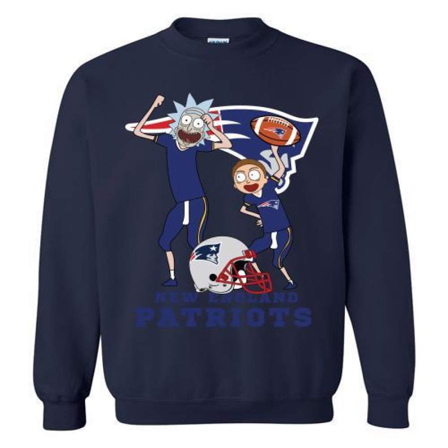 Rick And Morty New England Patriots Gift Sweatshirt