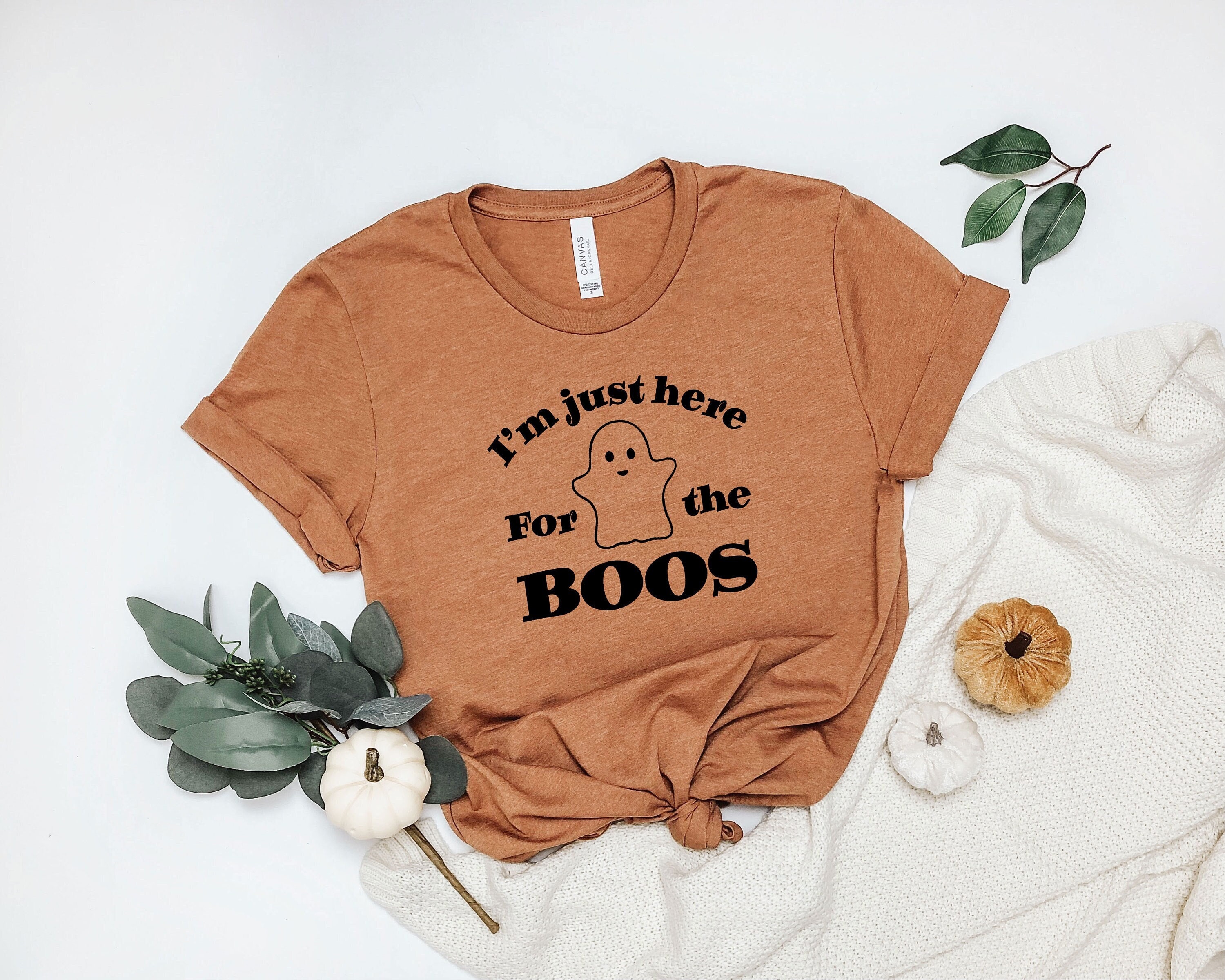 Im Just Here For The Boos Shirt, Halloween Shirt, Here For The Boos Tshirt, Funny Halloween Shirt, Halloween Tee Halloween Gift