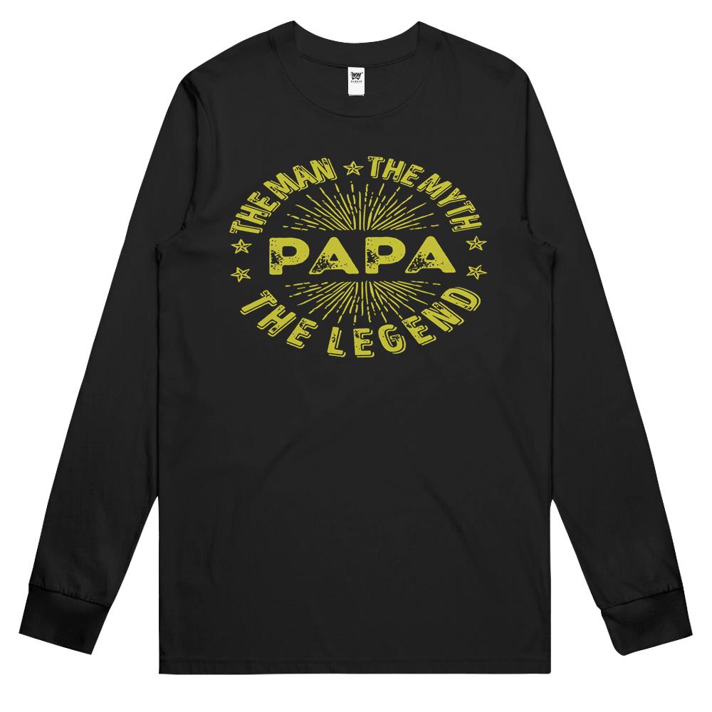 He Man The Myth The Legend Shirt, Shirts For Dad, Tshirt For Grandpa Long Sleeve T Shirts