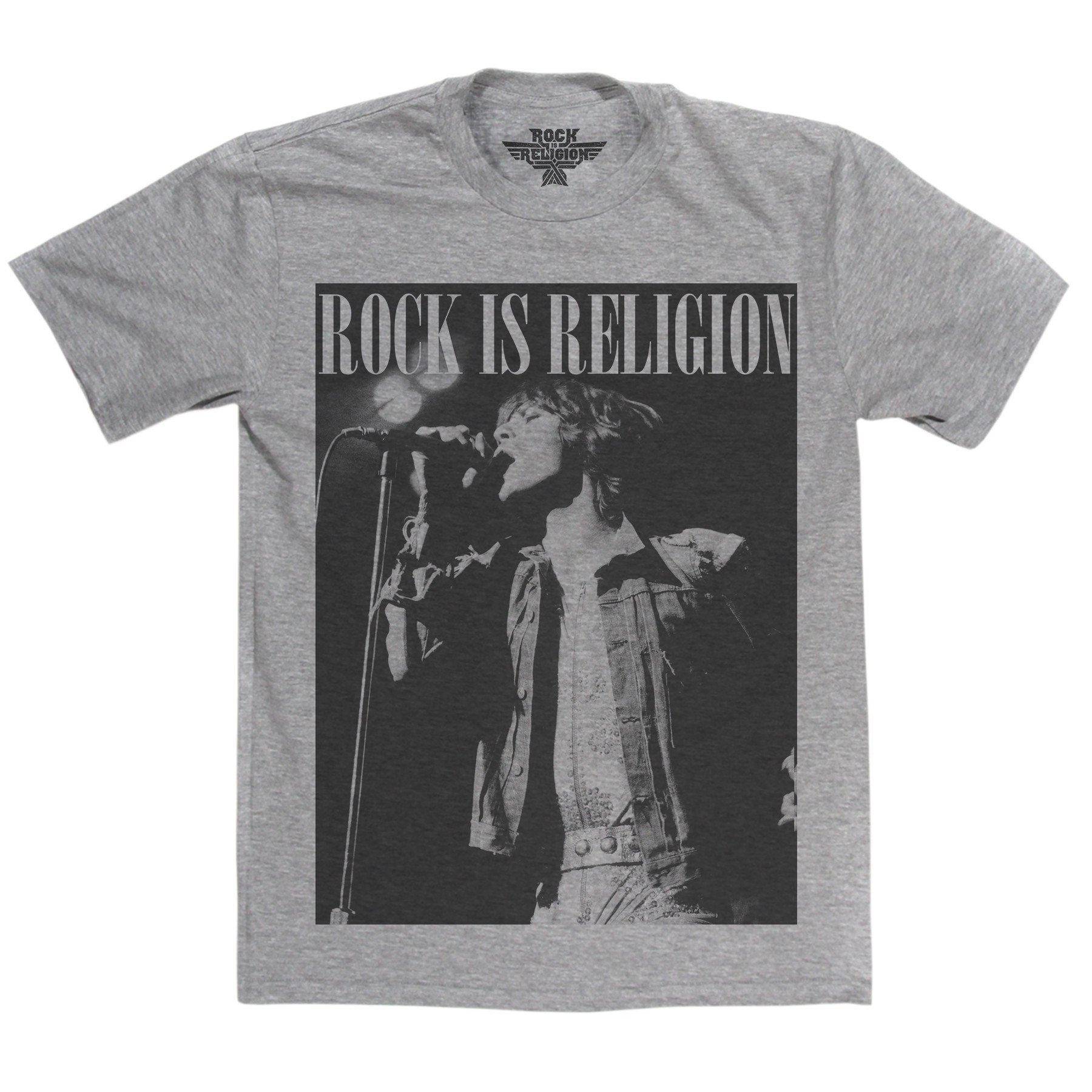 Rock is Religion Mick Jagger T Shirt