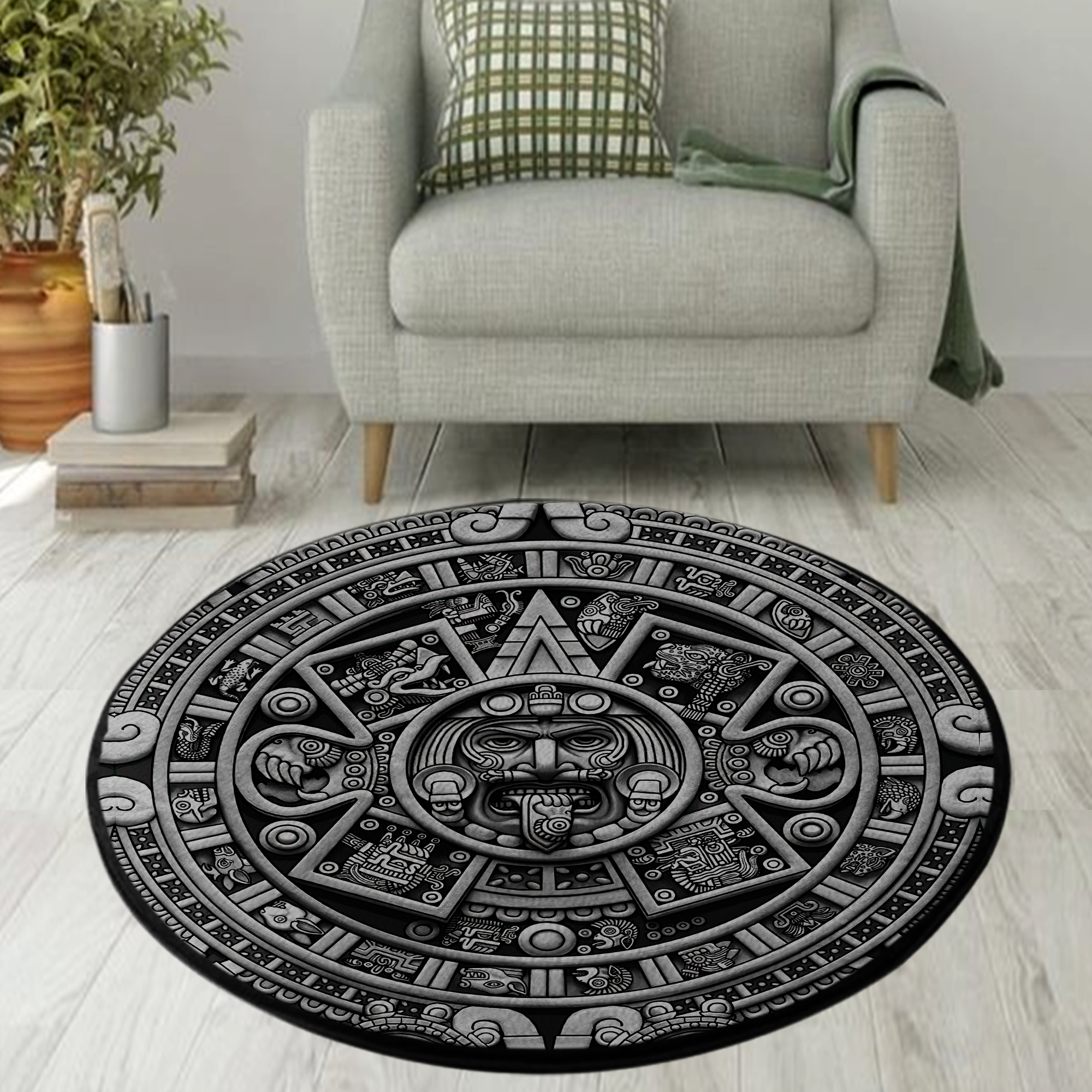 Aztec Circle Rug VP19042104.S1