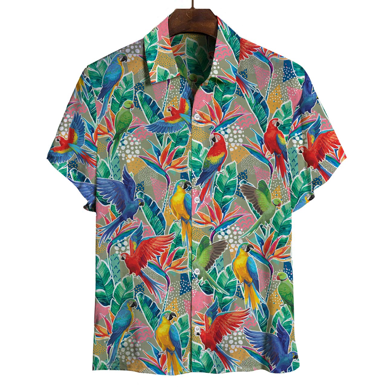 Parrot Hawaii Shirt Ha86416