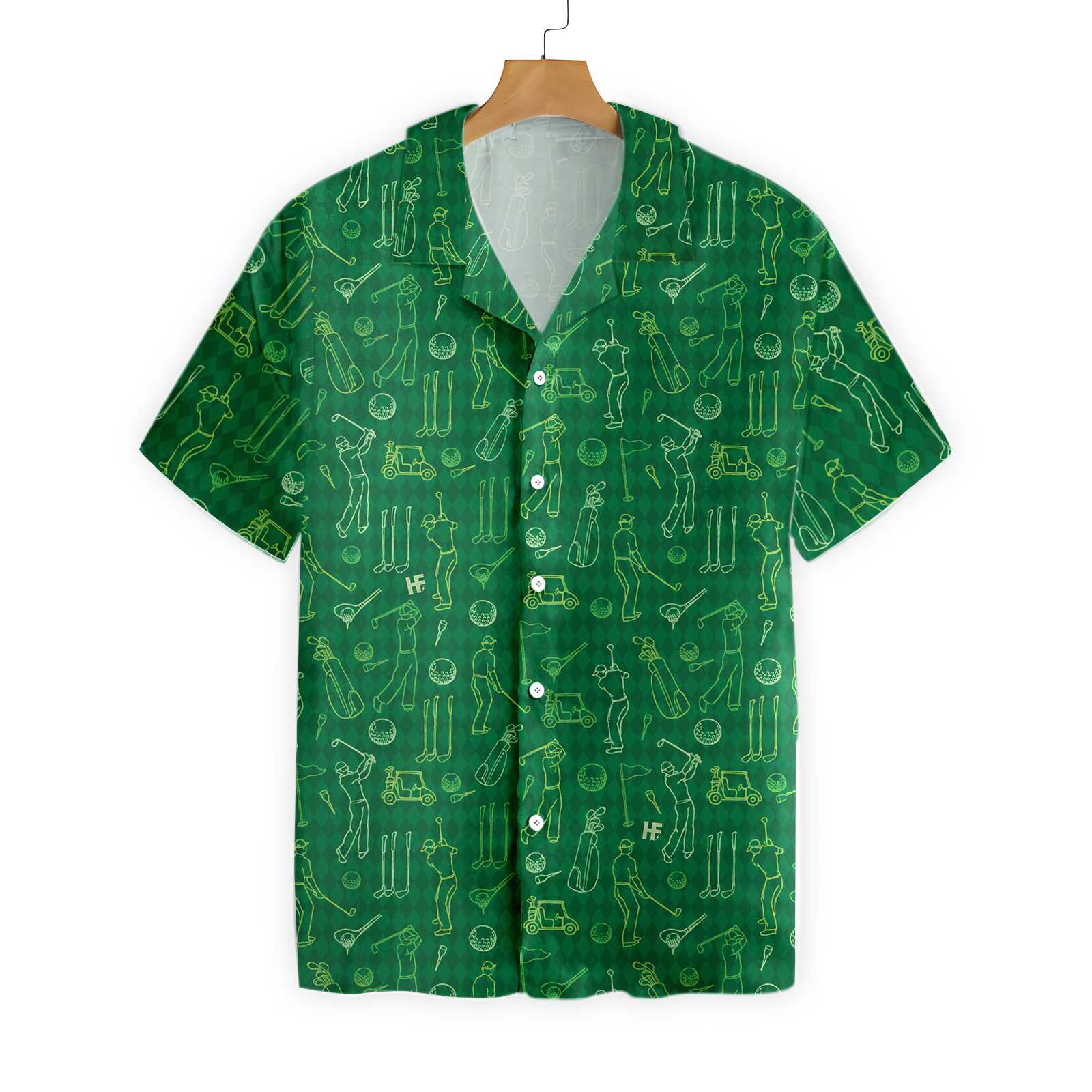 Various Golf Icons Pattern 0601 Hawaii Shirt Ha30904