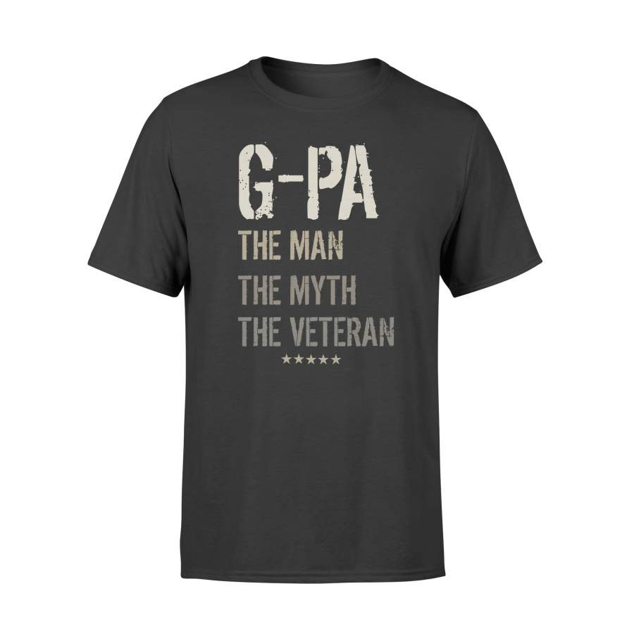 YOLOstuff G-PA the Man the Myth the Veteran T-shirt