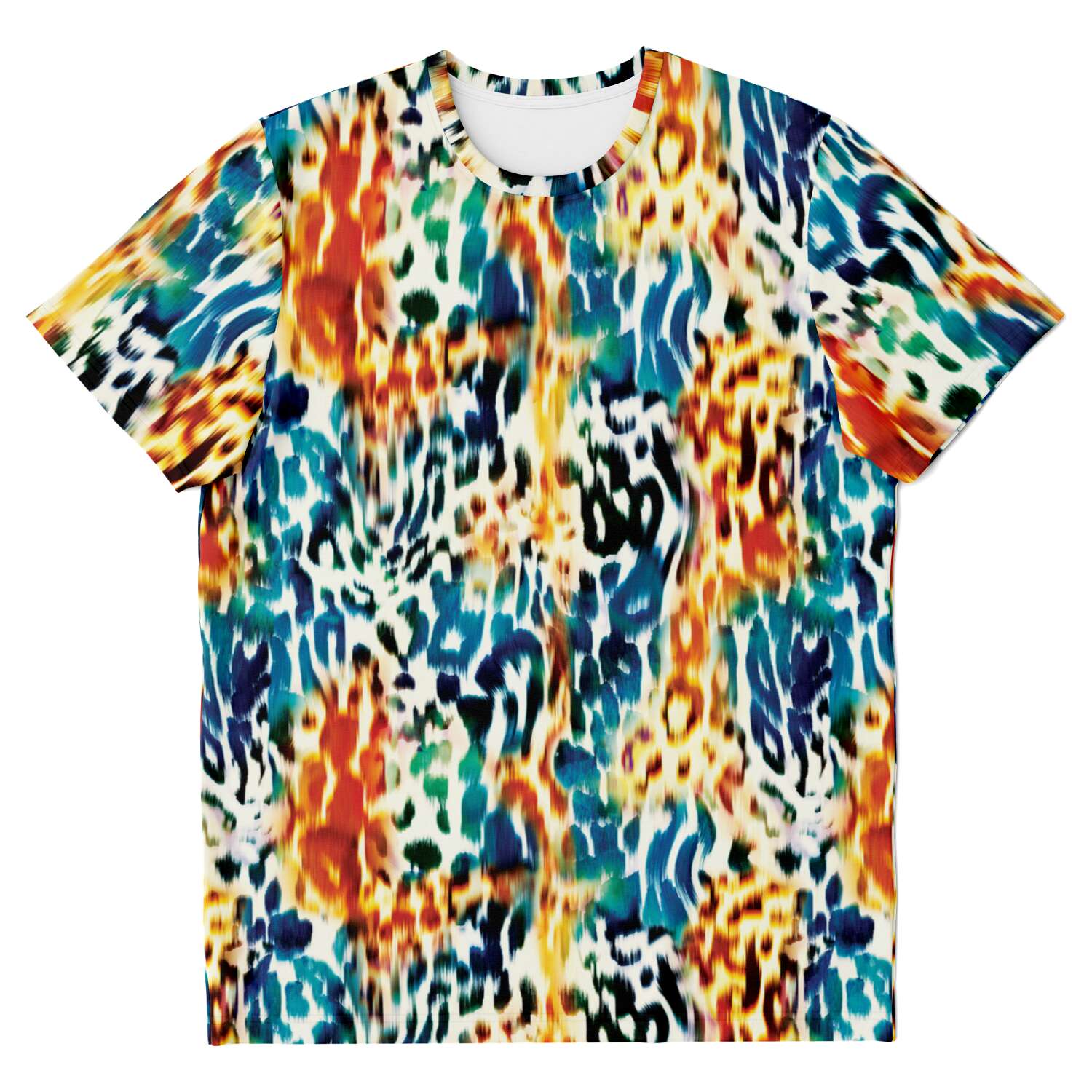 Colorful Leopard Print T-Shirt