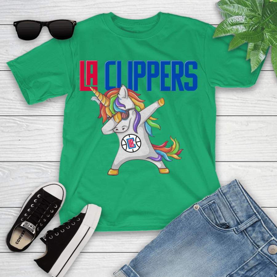 Download LA Clippers NBA Basketball Funny Unicorn Dabbing Sports ...