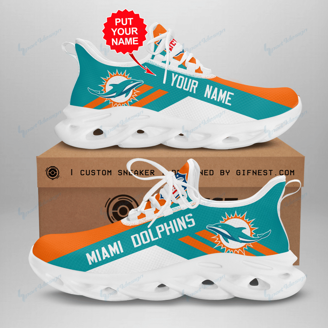 Miami Dolphins Yezy Running Sneakers 287