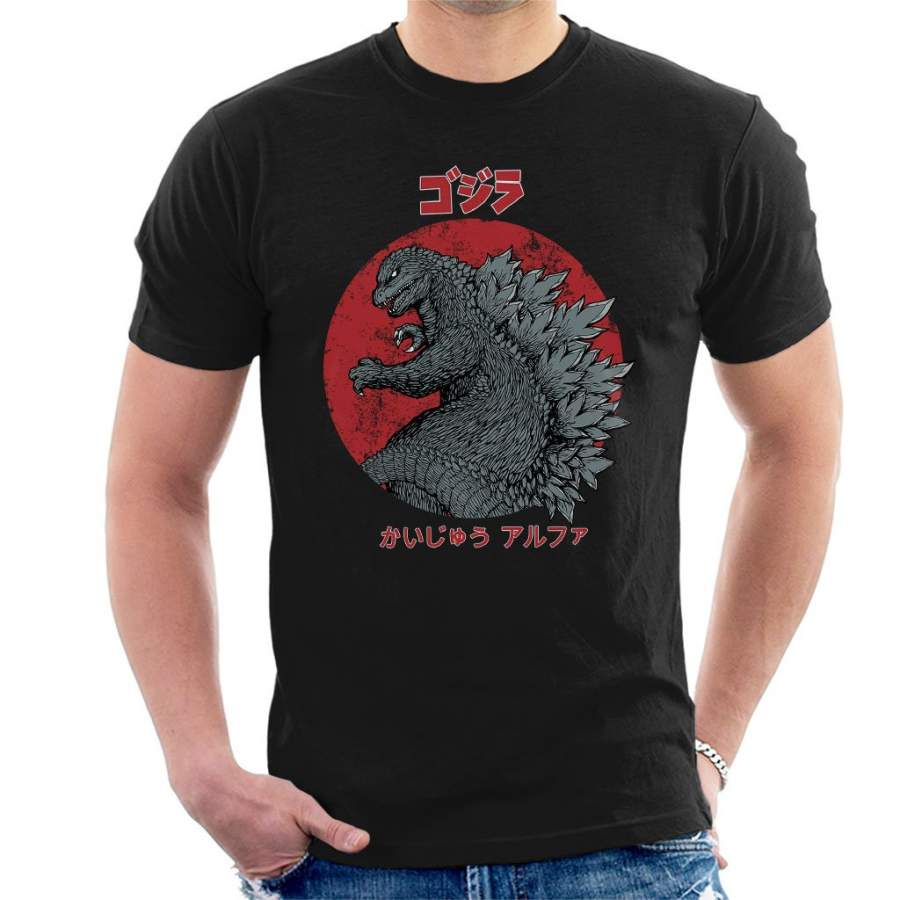 Kaiju Alpha Godzilla Men’s T-Shirt