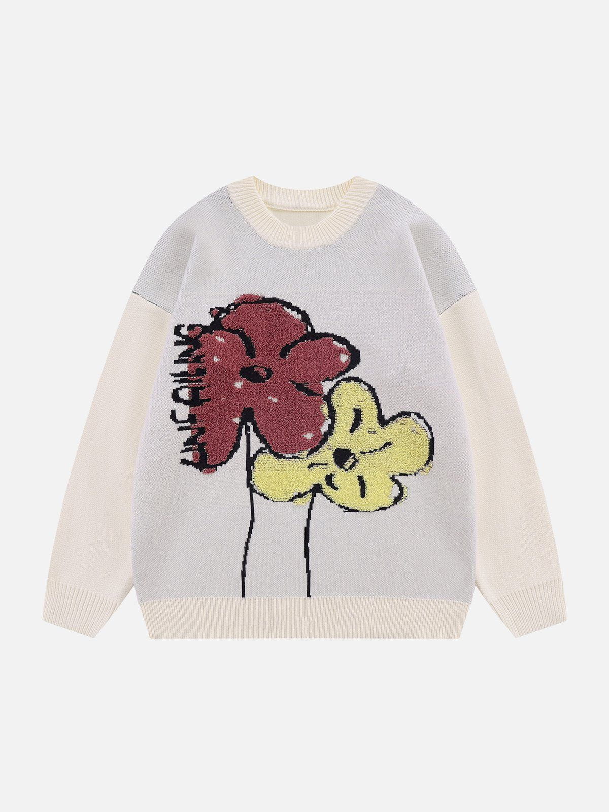 Talishko™ – Flocked Floral Sweater