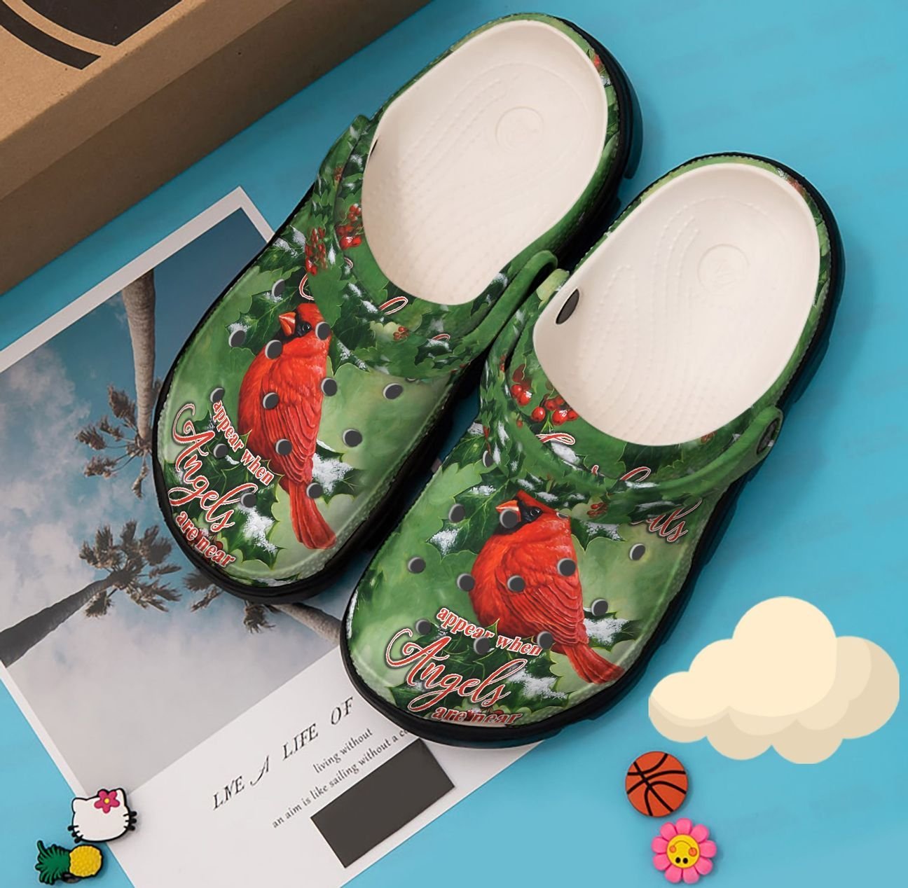 Cardinal Personalized Clog, Custom Name, Text, Color, Number Fashion Style For Women, Men, Kid, Print 3D My Lover