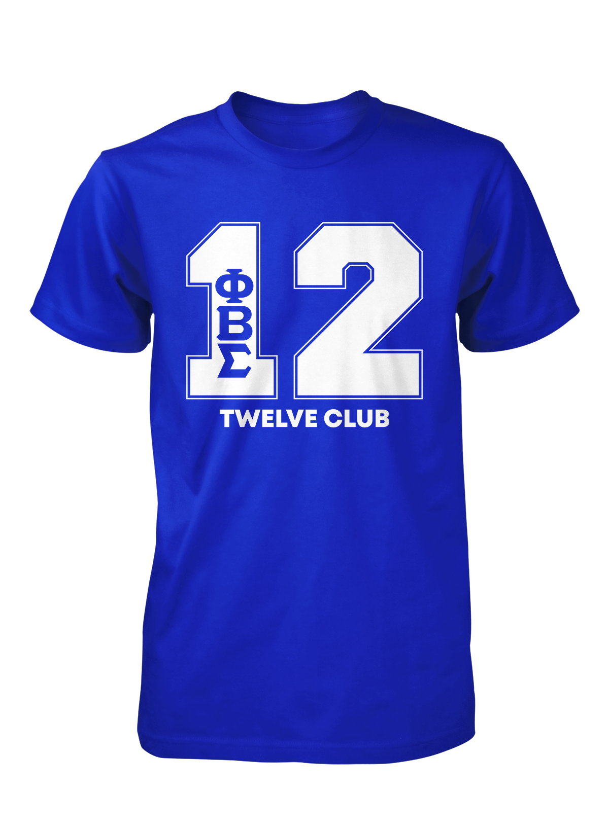 Phi Beta Sigma 12-23 Line Number T-Shirt (Royal)