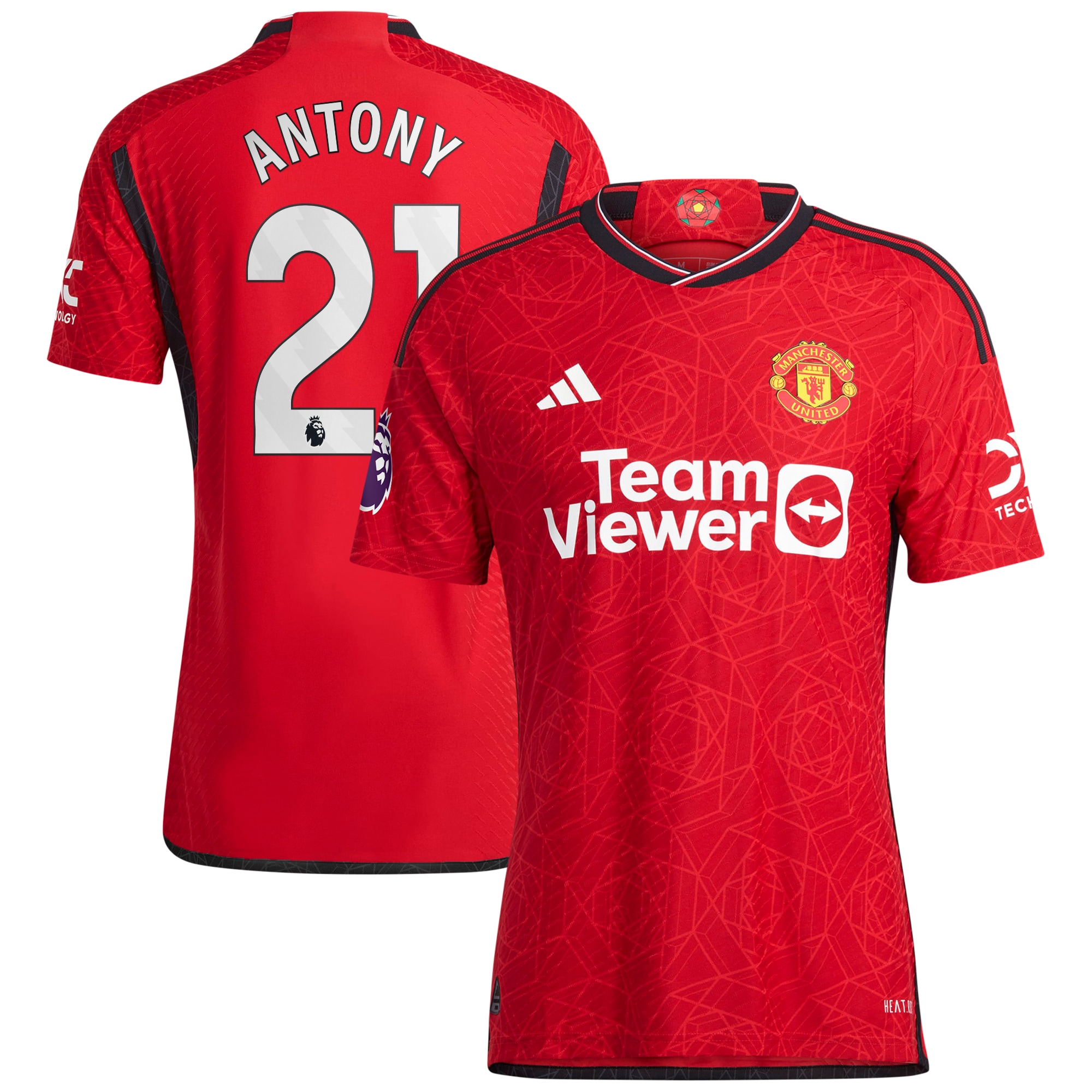 Antony Manchester United 2023/24 Home Authentic Player Jersey – Red