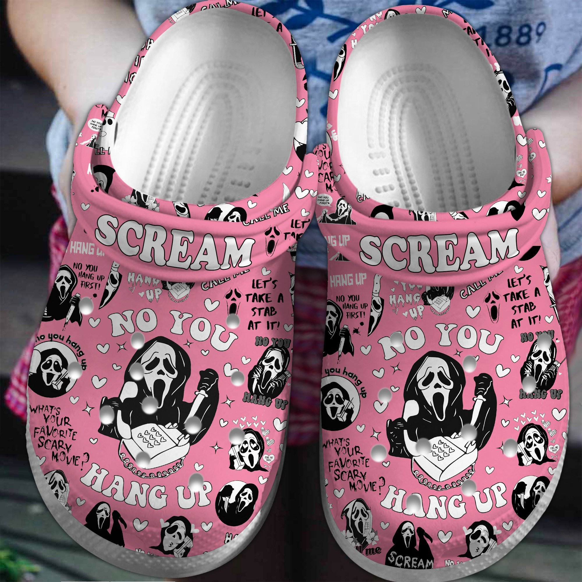 Scream Movie Crocss Clogs For Men Women And Kid Tr1805951581
