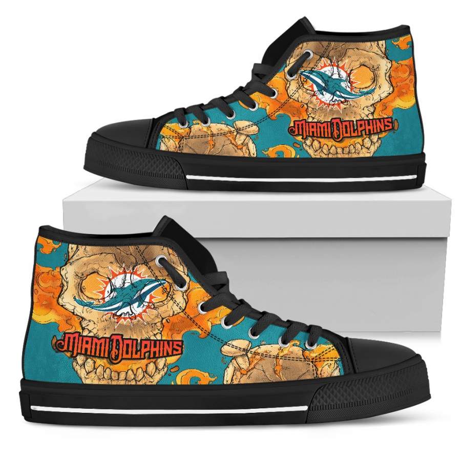 I Am Die Hard Fan Your Approval Is Not Required Miami Dolphins High Top Shoes