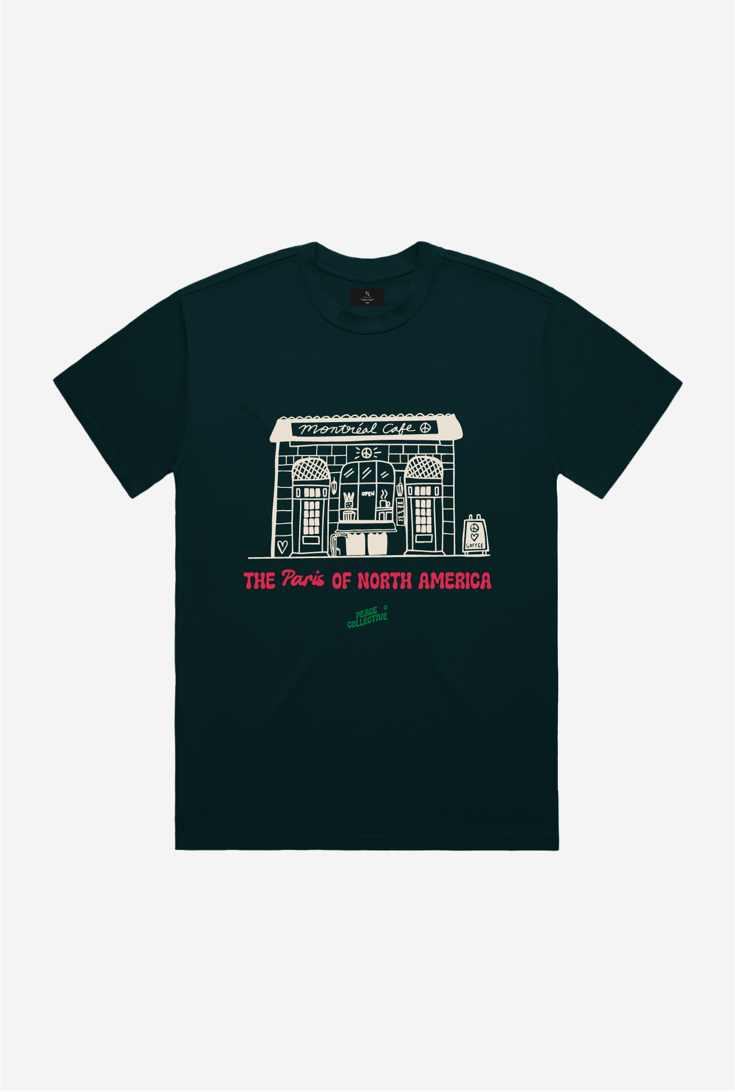 The Paris Of North America T-Shirt – Pine Green