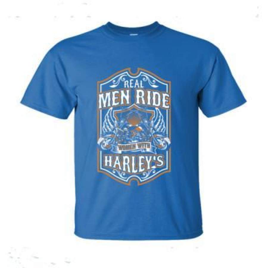 AGR Real Men Ride Women With Harleys – Ultra-Cotton T-Shirt