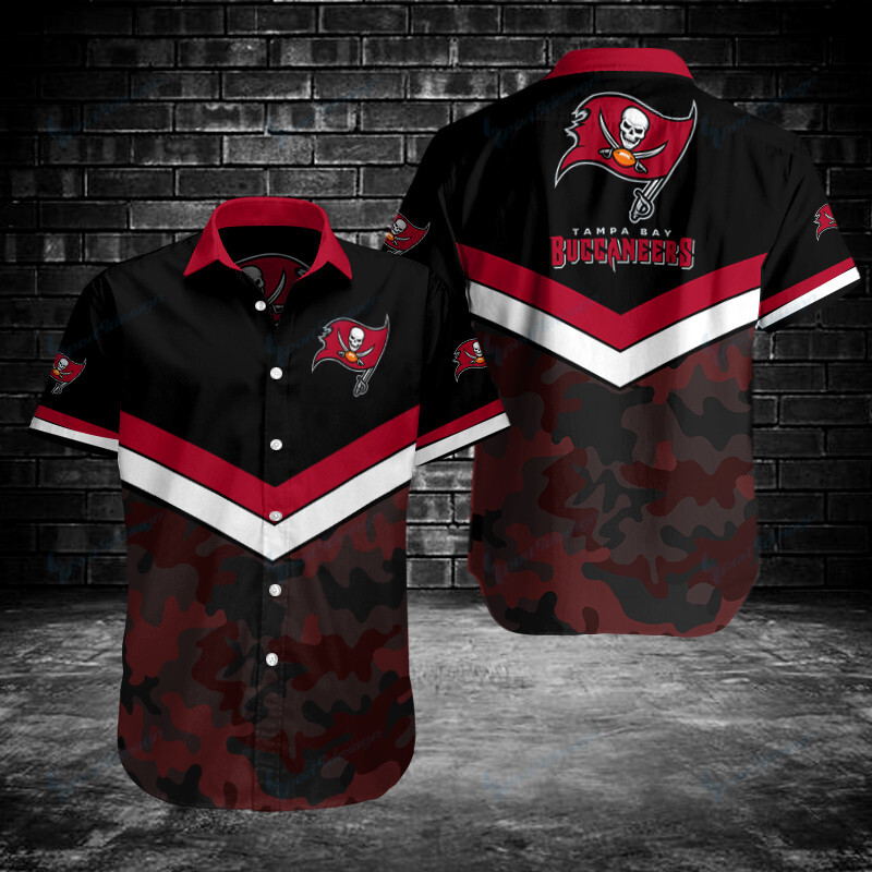 Tampa Bay Buccaneers Button Shirts Bg284