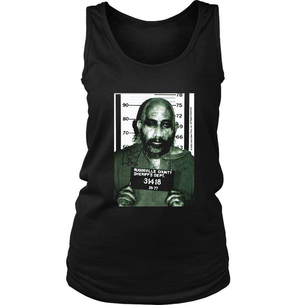 Sid Haig Signed Mugshot Captain Spaulding Tank Top Shirt