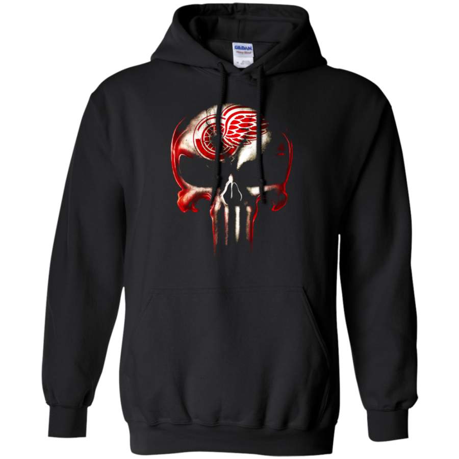 AGR Detroit Red Wings The Punisher Mashup Ice Hockey Hoodie