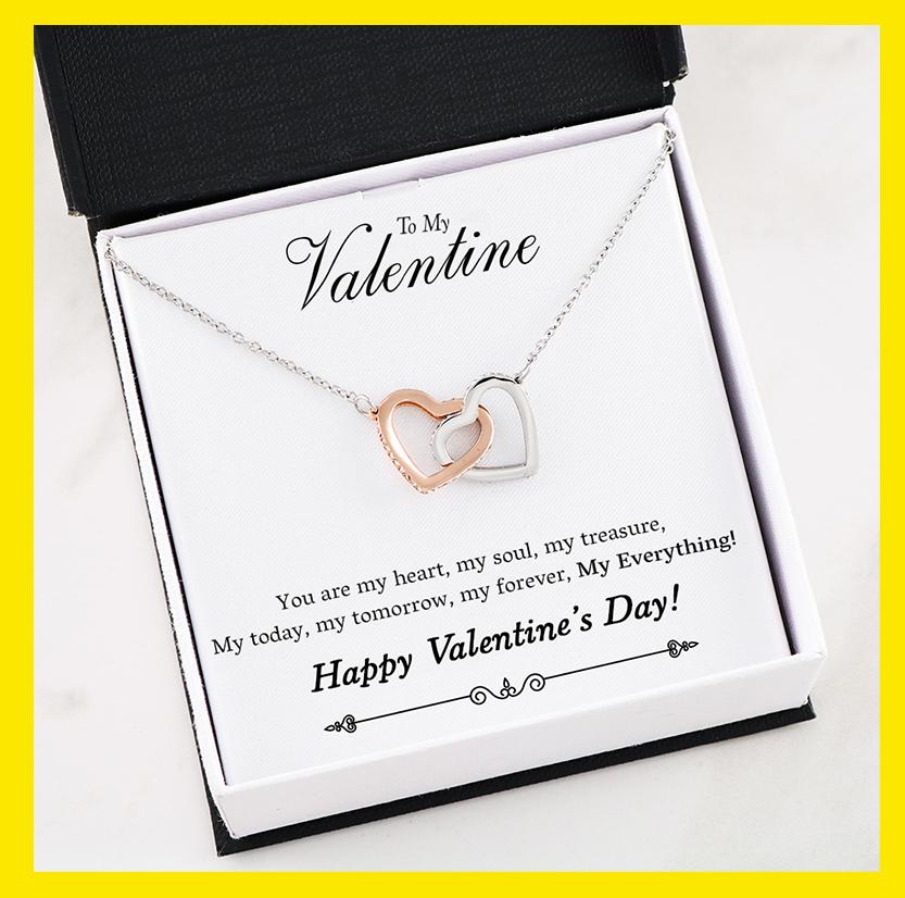 To My Valentine Interlocking Necklace