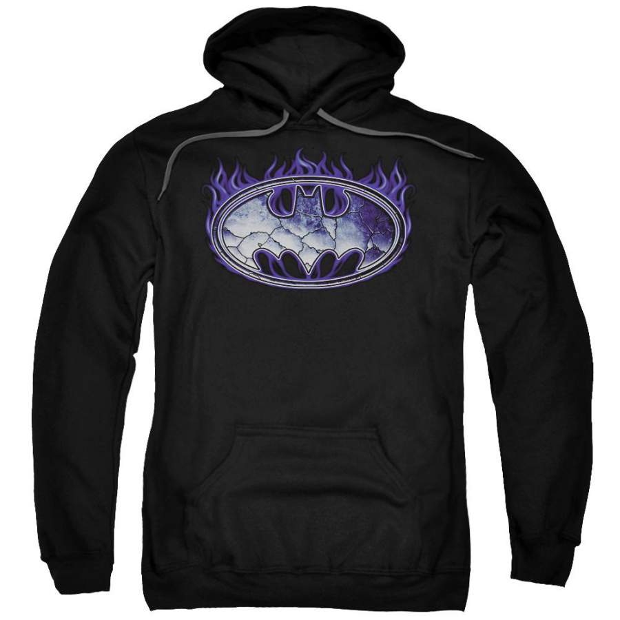 Batman – Cracked Shield Adult Pull Over Hoodie