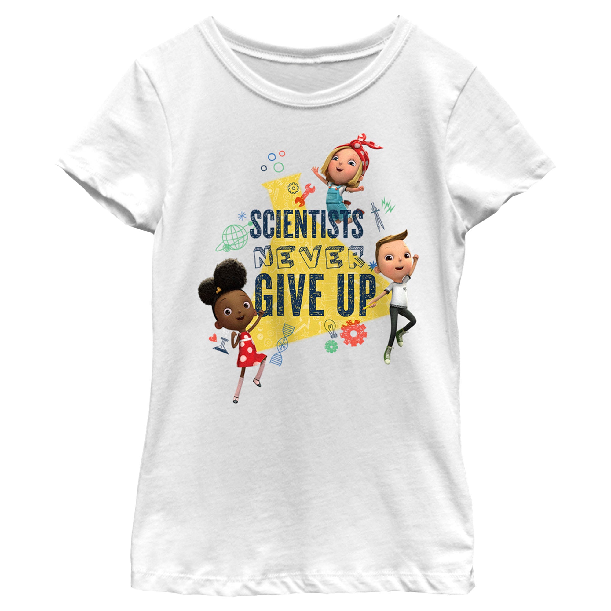 Ada Twist, Scientist Girl’S Never Give Up  T-Shirt