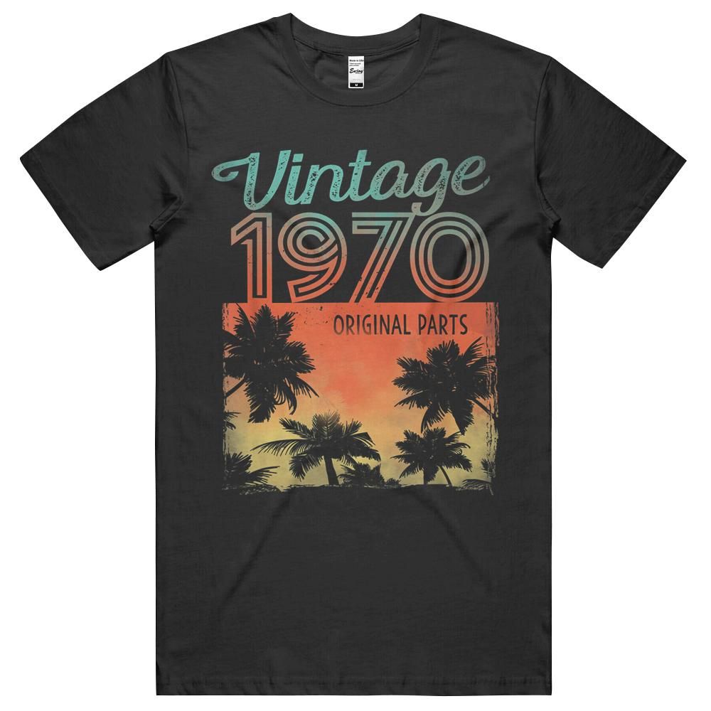 51 Years Old Gifts Vintage 1970 51st Birthday Original Parts Unisex Shirt