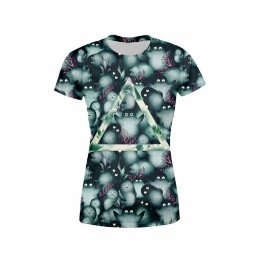 Cute Penguins And Plants 1 Women’S T-Shirt