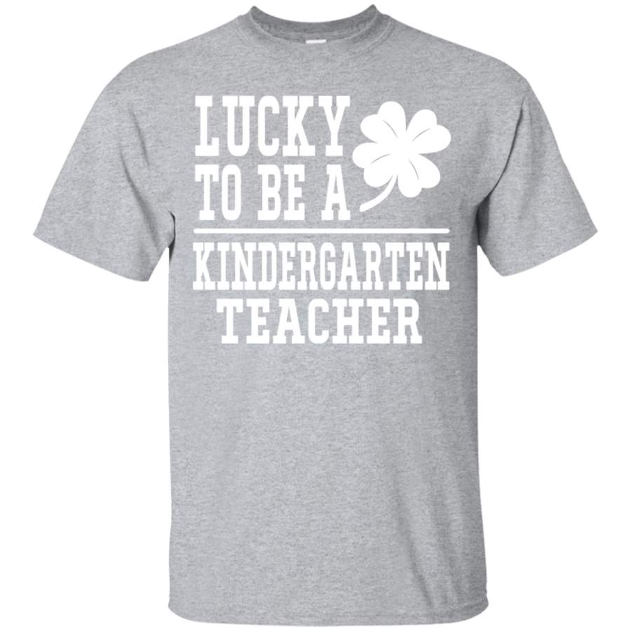 AGR Lucky To Be A Kindergarten Teacher Tshirt