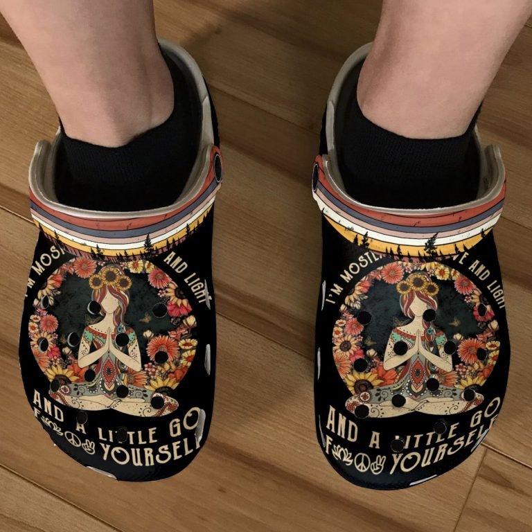 Yoga Hippie Girl Clogs Crocs Shoes Gift For Girls Women – Hyoga271