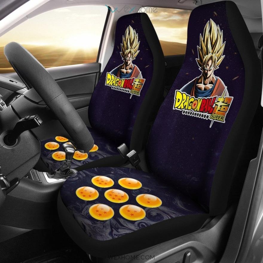 Goku Super Saiyan  Dragon Ball Anime Art Car Seat Covers