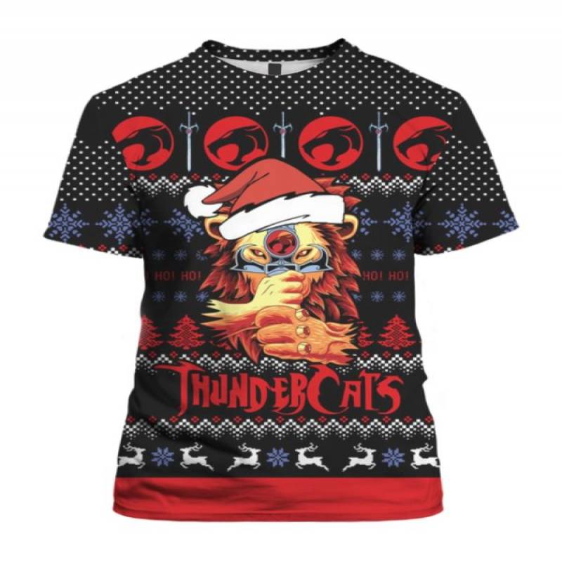 Thundercats 3D Print Over Christmas Shirt Barkingtees Fashion