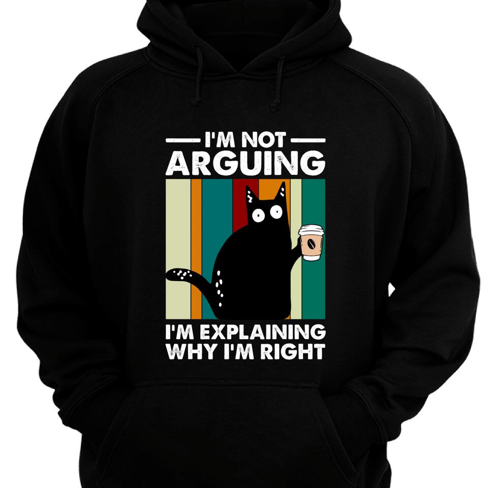 I’M Not Arguing Hoodie, I’M Explaining Why I’M Right