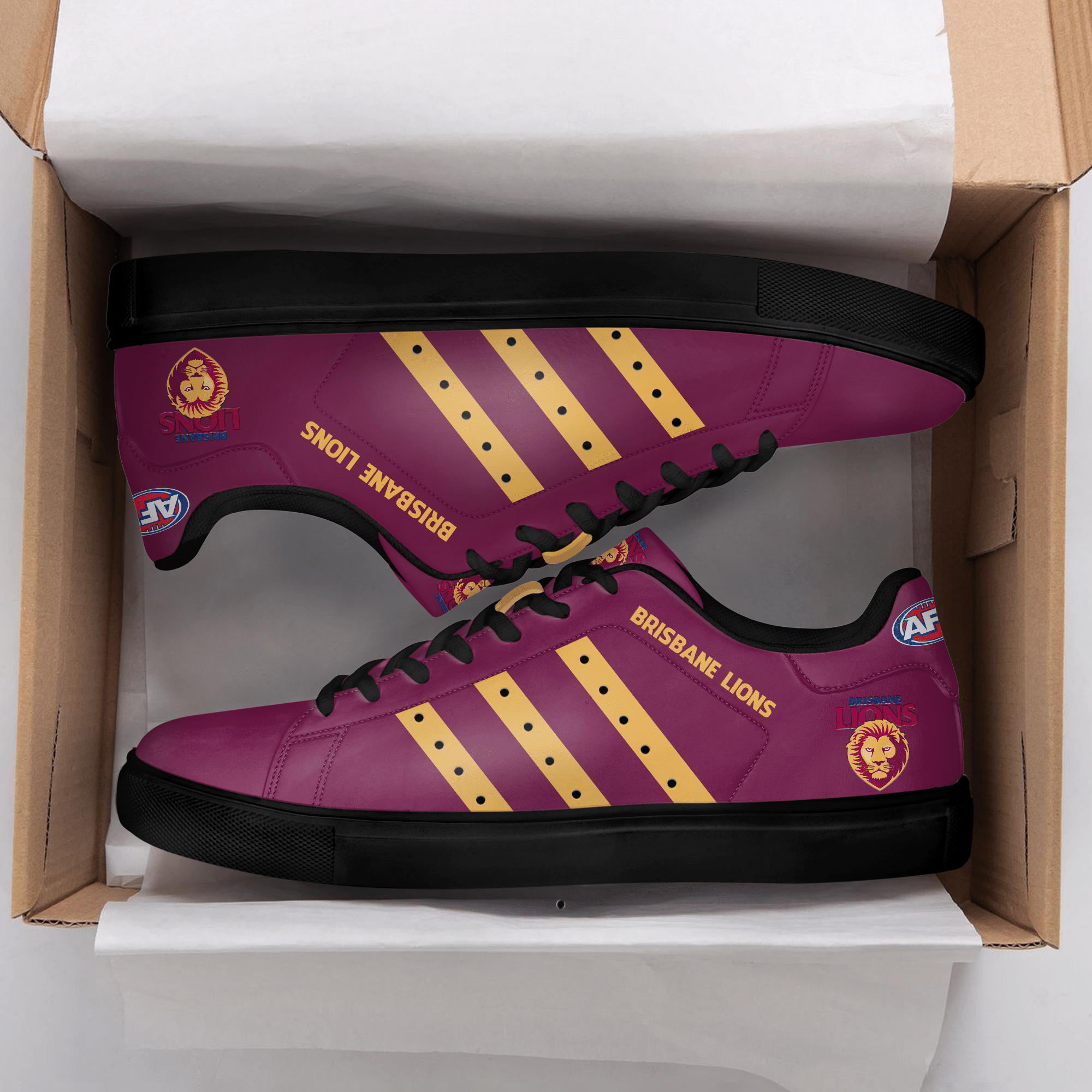 Brisbane Lions Low Top Shoes V10