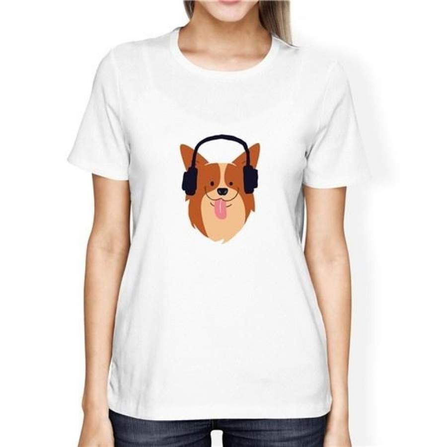 Summer Fashion 2017 New Dj Dog T-Shirt Cute Animal Printed Comfortabletshirt Women Short Sleeve Funny Female Casual T-Shirt