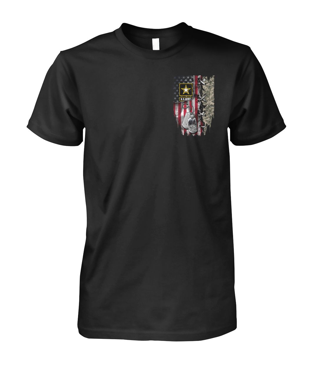 Us Army – Proud 2 Sides – Personalized Personalized T-Shirt, Hoodie Sporty Adult, Kid Unisex, Black