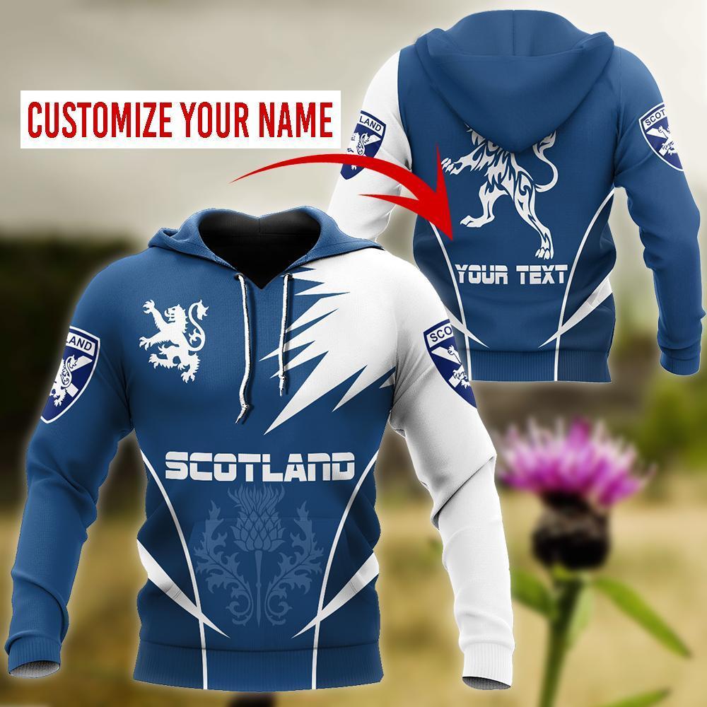 Scottish Rampant Lion Active Special Hoodie (Customize) Adult 3D All Over Print, 3D Hoodie For Men & Women