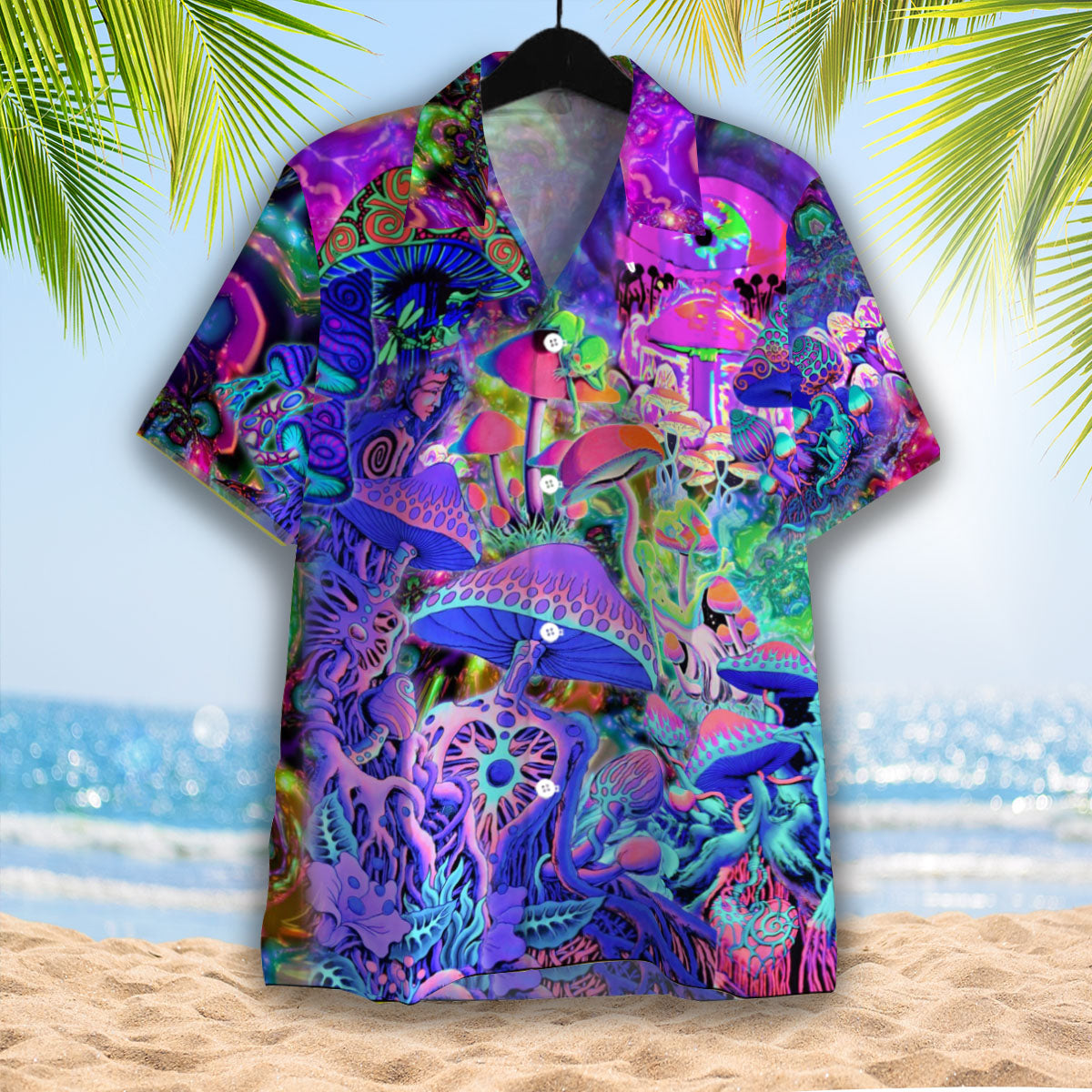 Galaxy Hippies Mushroom Hawaii Shirt For Men And Women Ha20307