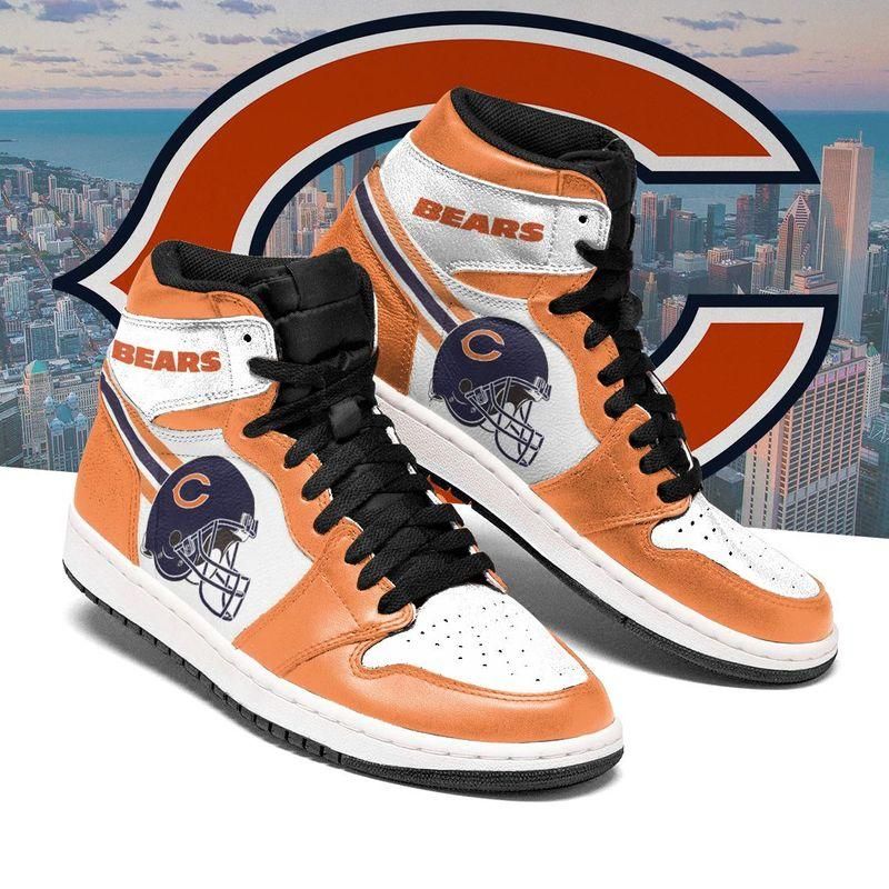 Chicago Bears 1 Unisex Air Jordan Custom Sneaker