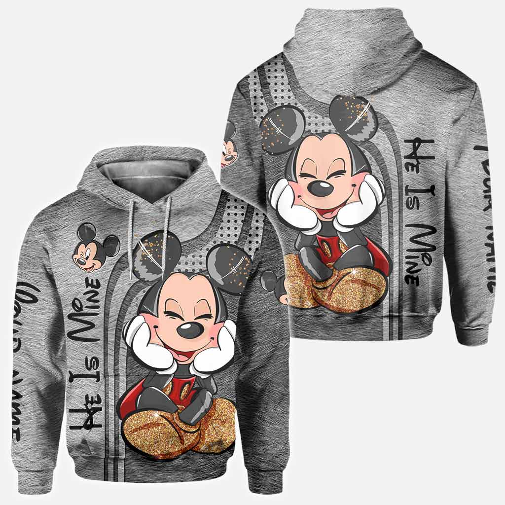 He Is Mine – Personalized Couple Lgbt Support Hoodies