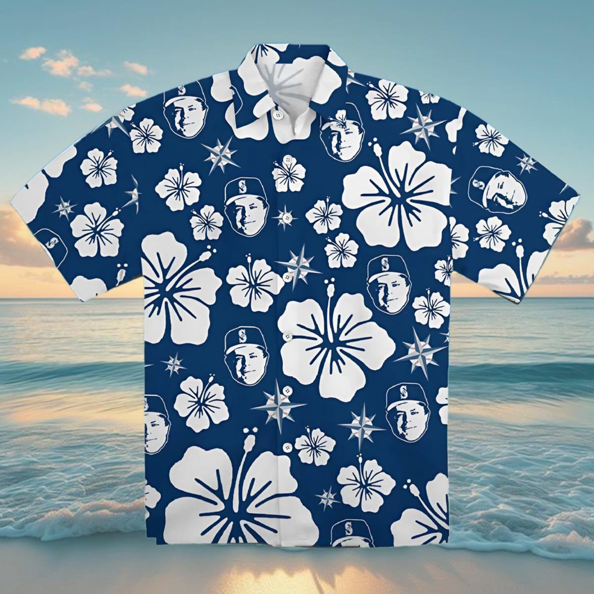 Lou Piniella Mariners Hawaiian Shirt