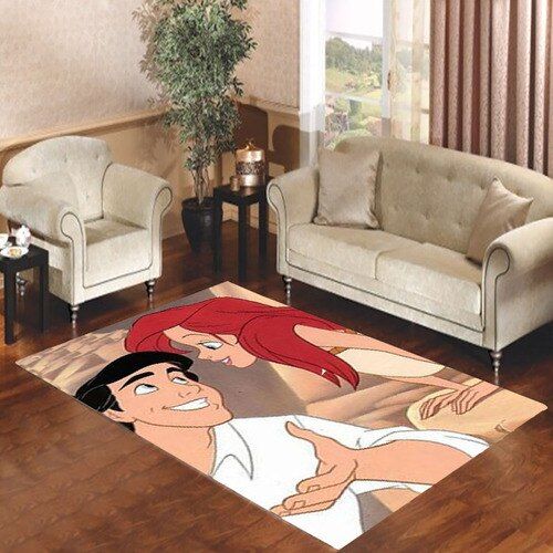 Ariel The Little Mermaid 2 Living Room Carpet Rugs Area Rug For Living Room Bedroom Rug Home Decor