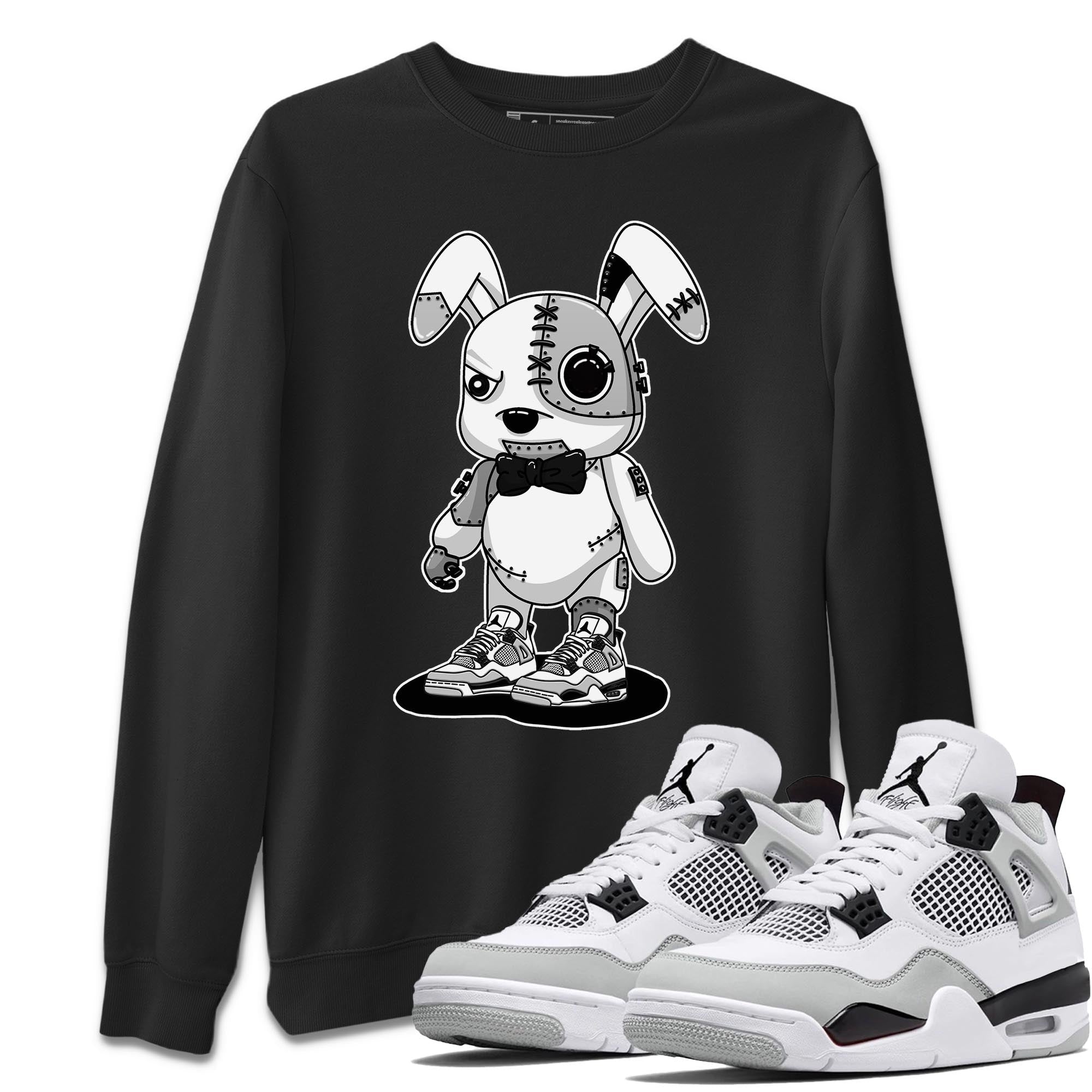 Cyborg Bunny Sweatshirt – Air Jordan 4 Military Black