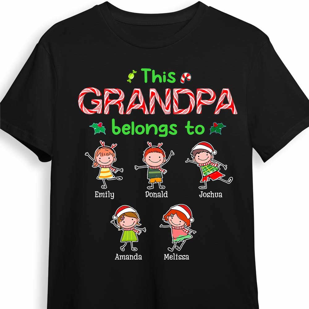 Personalized Grandpa Christmas Shirt Hoodie Sweatshirt Ob193 36O34