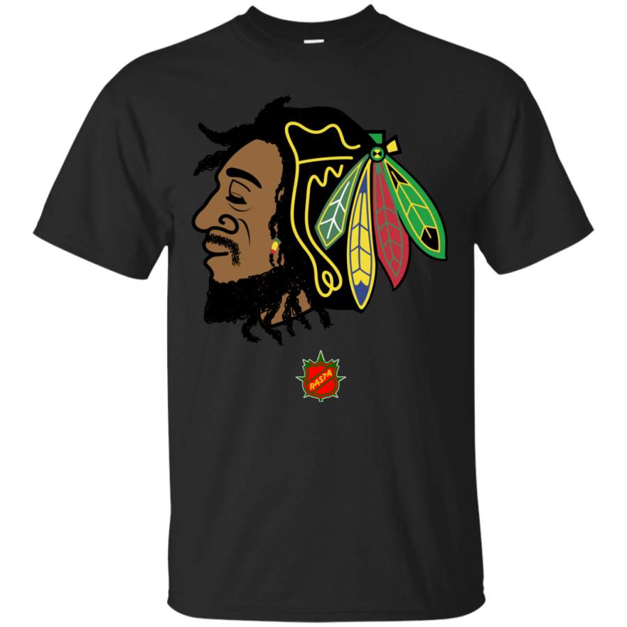 Hockey – Rasta Hawk chicago blackhawks T Shirt & Hoodie